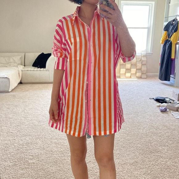 Beach Riot striped button up. S/M - Picture 14 of 14